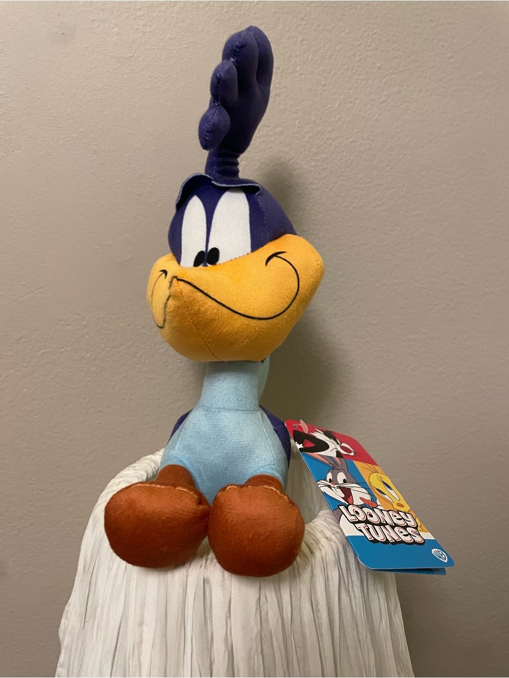 Warner Bros. Road Runner Plush - Blue, Yellow, Brown